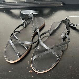 Madewell The Boardwalk Skinny-Strap Sandal